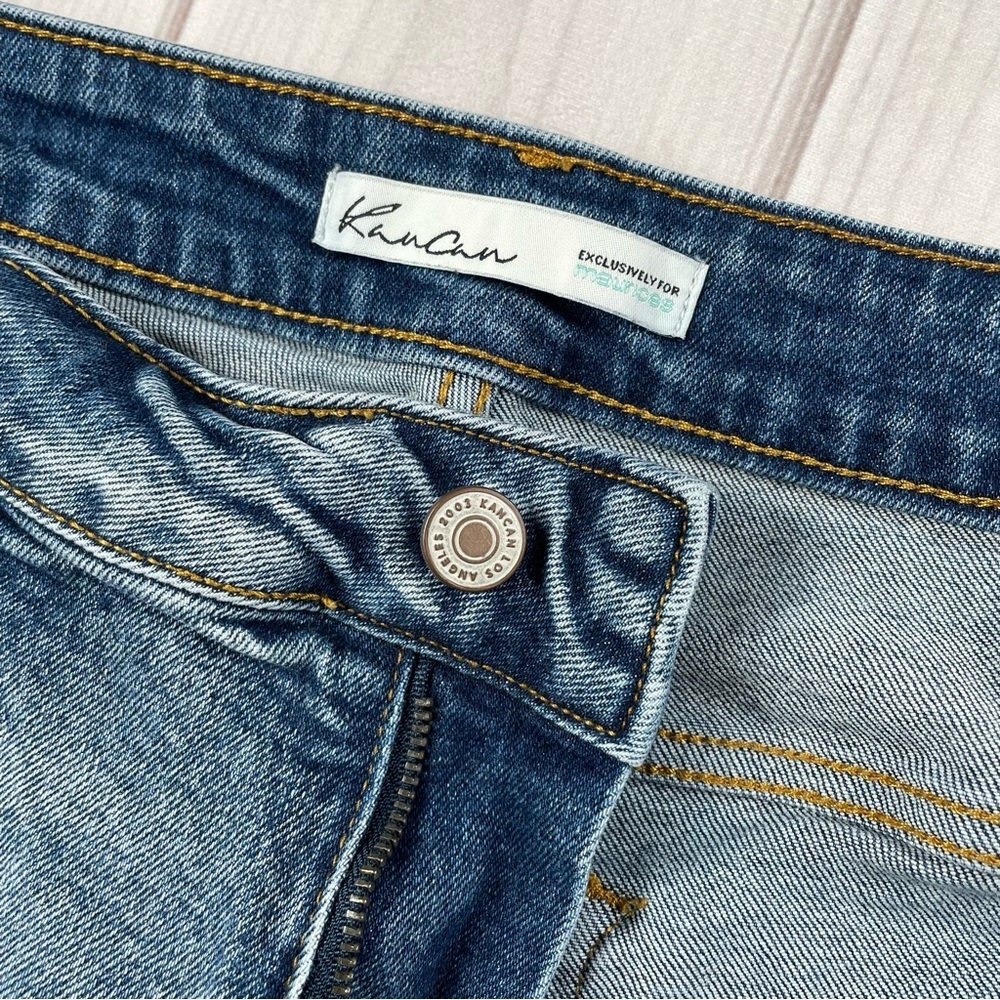 KanCan Exclusively for Maurices Jeans Women’s 18 Blue Ripped Distressed Grunge - Picture 9 of 13